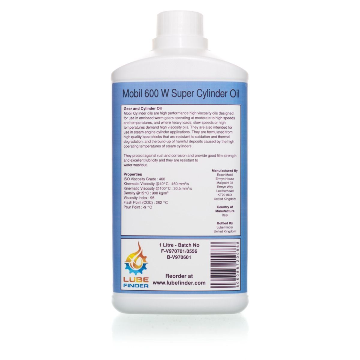 Mobil 600 W Super Cylinder Oil