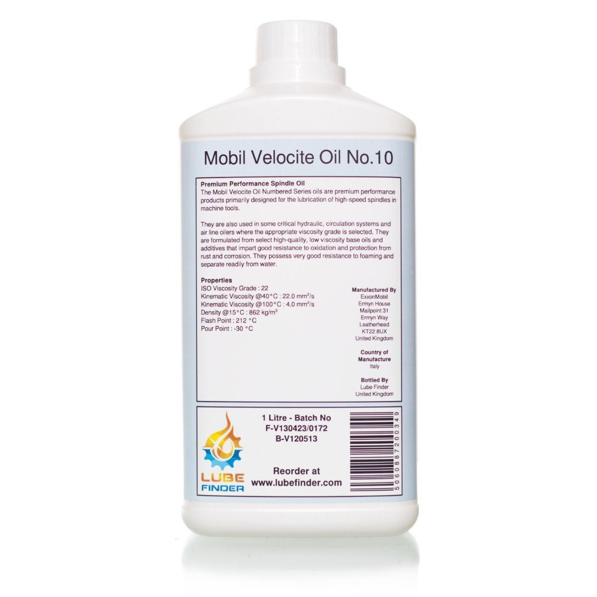 Mobil Velocite Oil No.10
