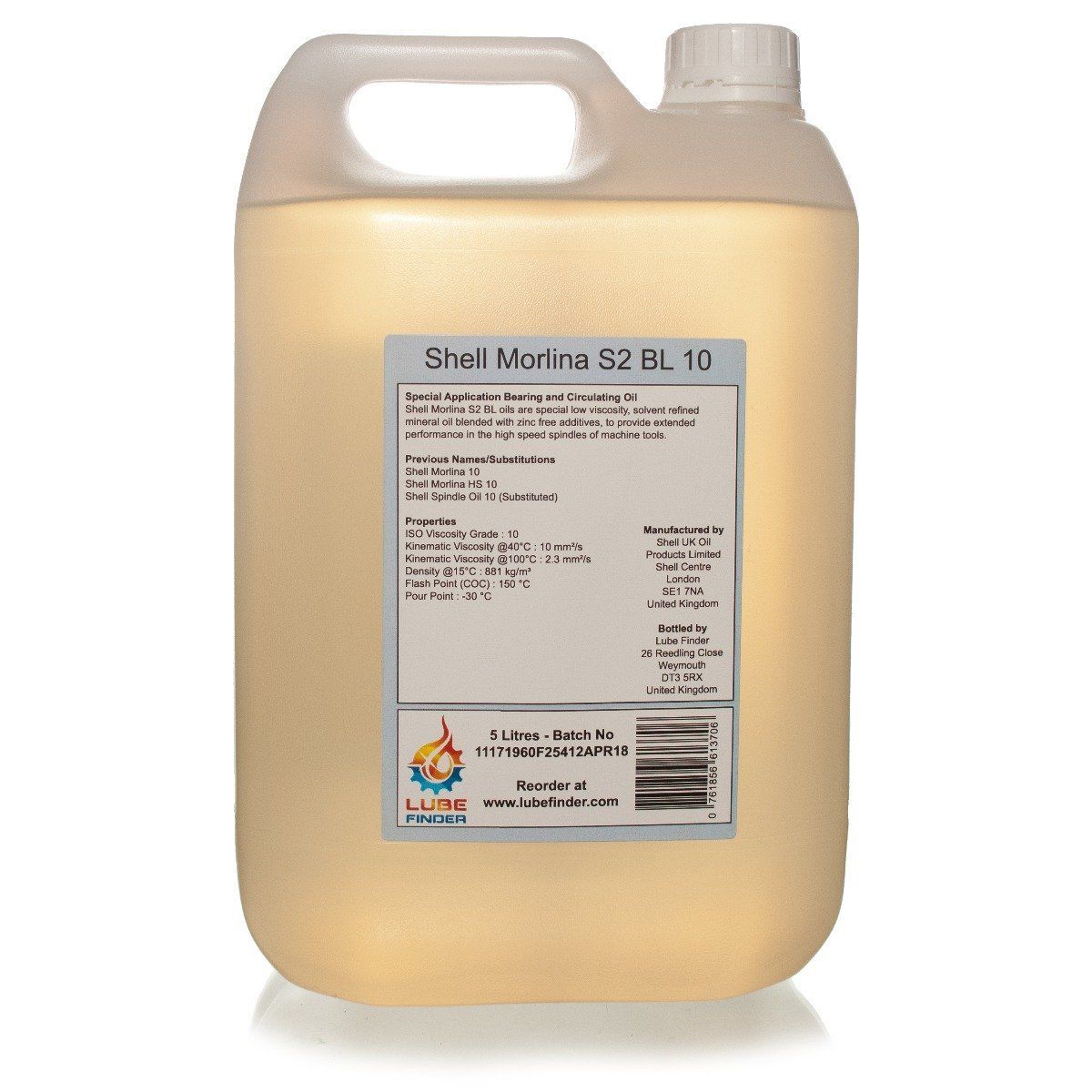 Shell Morlina S2 BL 10 - 5 Litres